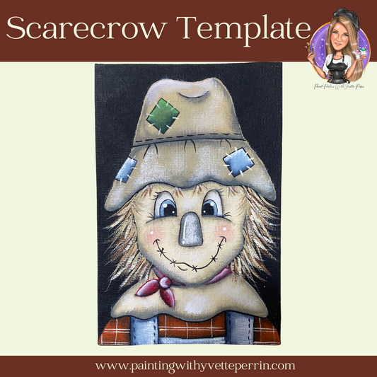 Scarecrow Painting Template-Digital Download