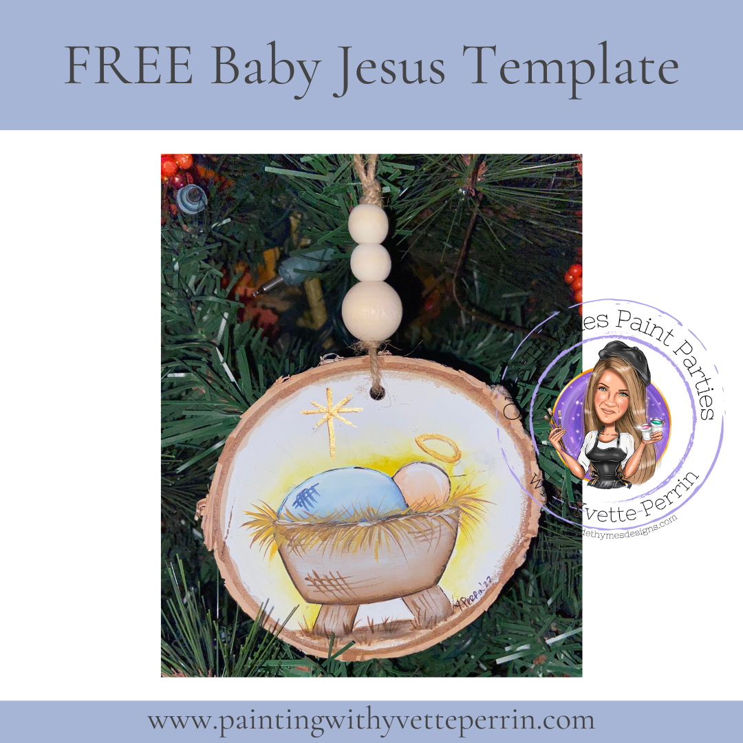 FREE Baby Jesus Template