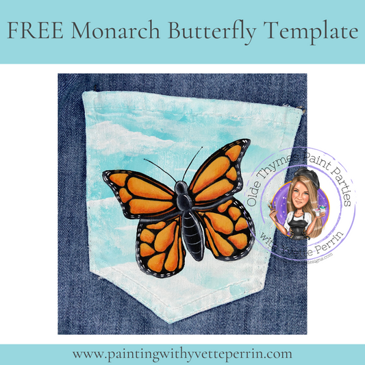 FREE Monarch Butterfly Template