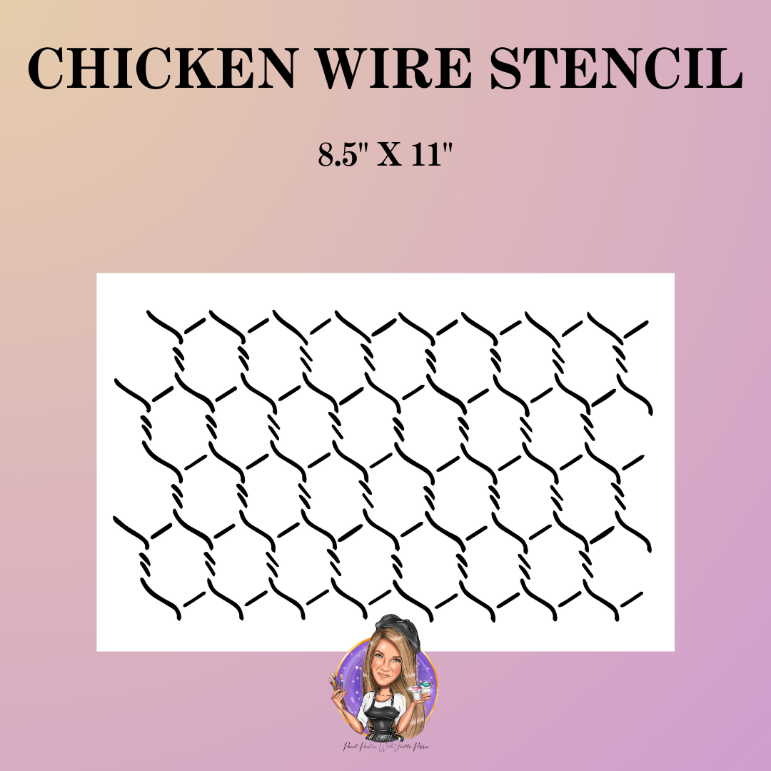 Chicken Wire Stencil