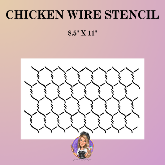 Chicken Wire Stencil
