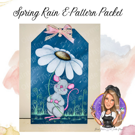 Spring Rain E-Pattern Packet