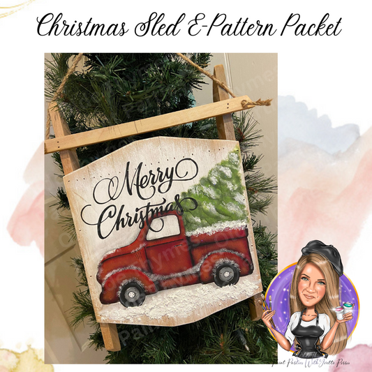 Christmas Sled (Truck) E-Pattern Packet